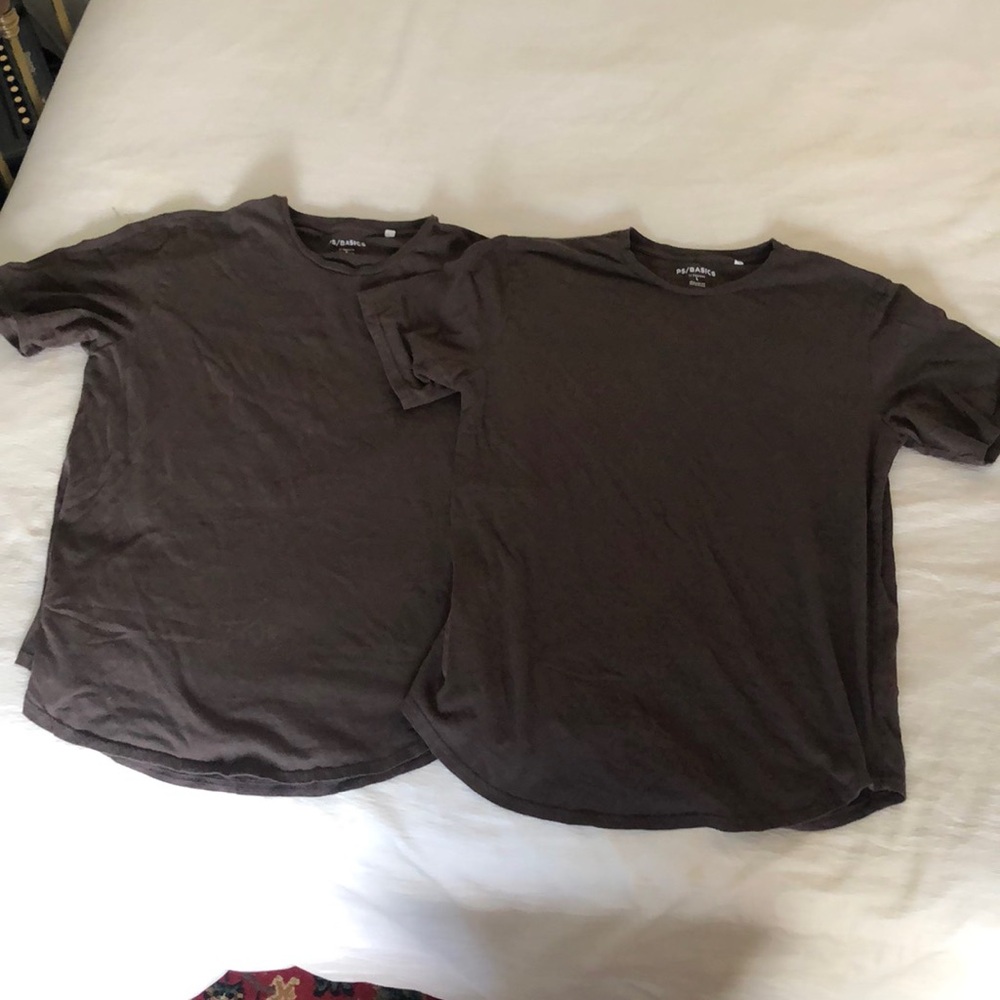 Brown Scallop Tee